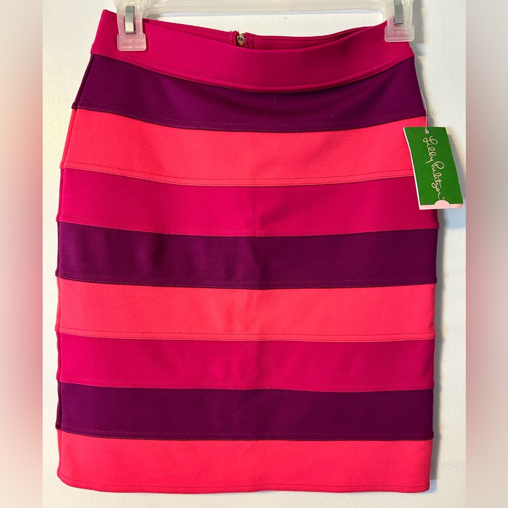 Lilly color block skirt